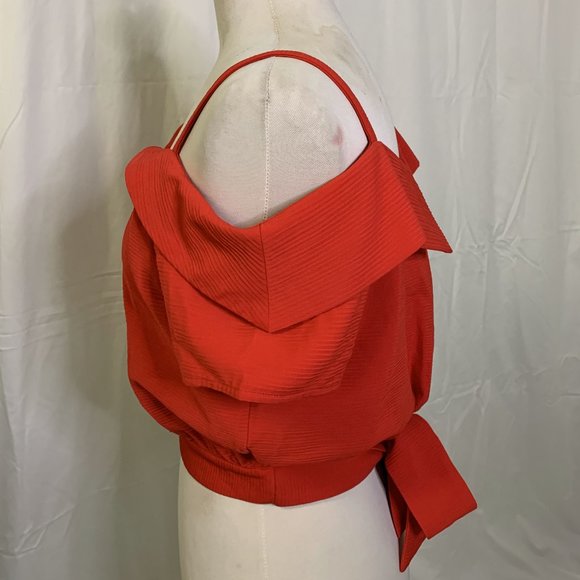 J.O.A Tie Back Button Blouse - Picture 3 of 5